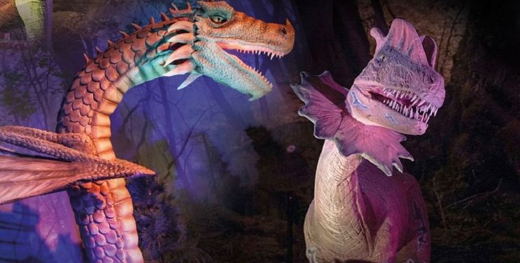 La muestra de dinosaurios es para toda la familia Foto: IG dinoxperience.cl