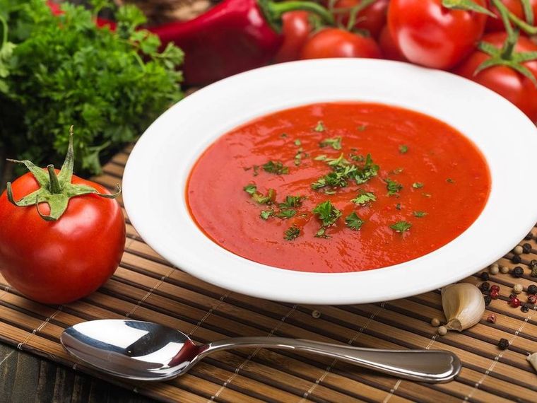 Esta sopa de tomates es ideal para los días de intenso frío Foto: Shutterstock