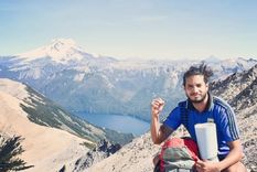 Leonardo Duré emprendió viaje desde Solano y quiere llegar hasta Alaska. Foto: Gentileza Leo Duré