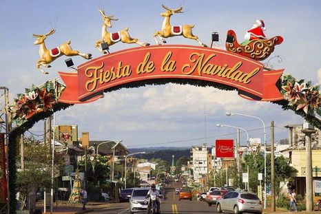 La Fiesta Nacional de la Navidad del Litoral tuvo lugar en la ciudad misionera de Leandro N. Alem Foto: Alejandro Spivak