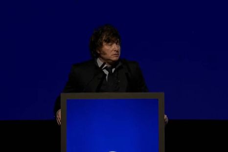 Javier Milei expuso en Rosario