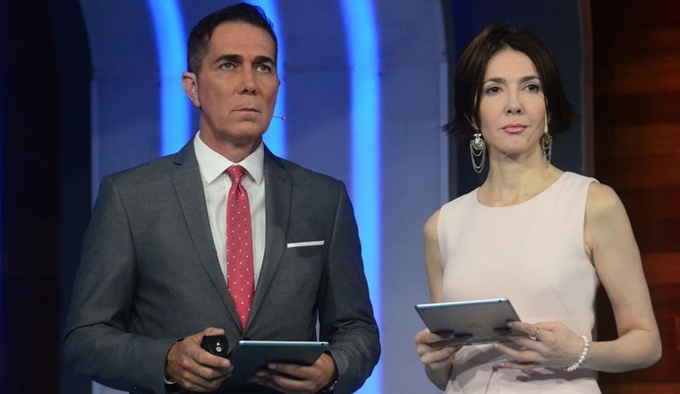 Rodolfo Barili y Cristina Pérez dejan de trabajar juntos tras un par de décadas Foto: Captura de video Telefe