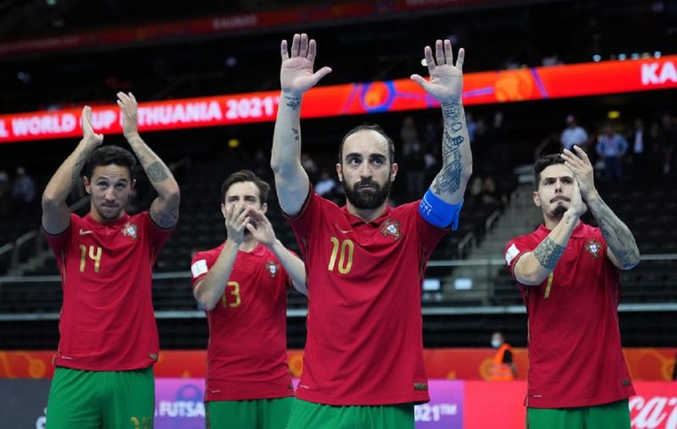 Selección de Portugal de futsal. Foto: Tw