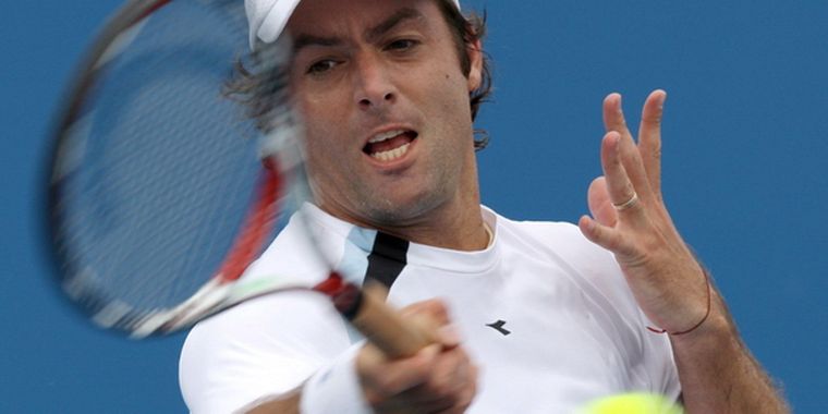 Agustín se despidió, tras caer con Koubek. Foto: EFE