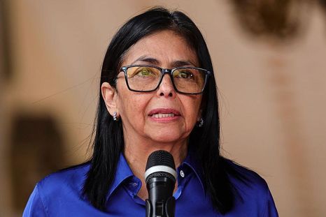 Delcy Rodríguez, presidenta encargada de Venezuela.