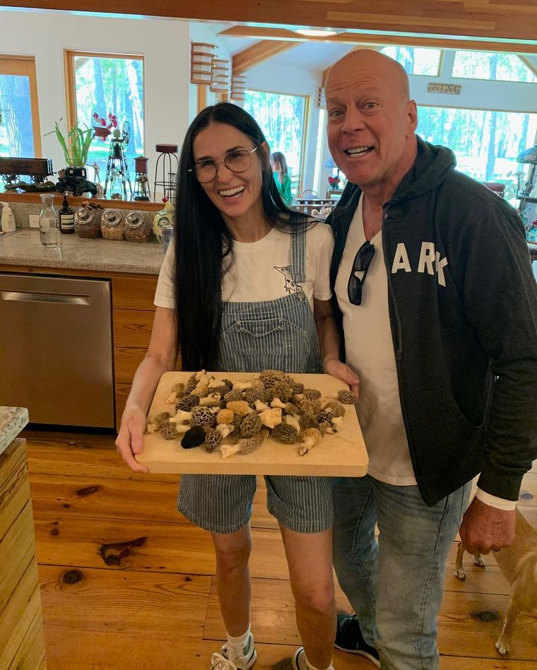 Bruce Willis y Demi Moore siempre tuvieron una excelente relación Foto: Instagram/Demi Moore