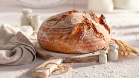 Amasa felicidad: receta de pan de campo para todos los días.