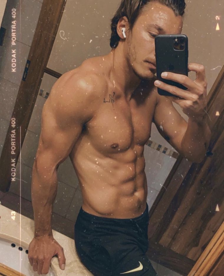 Franco Fusari y un body que da envidia.