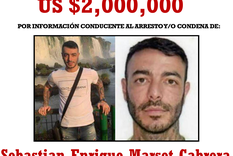 La DEA ofrecía una recomensa de hasta US$2 millones por colaboración para detener a Marset.