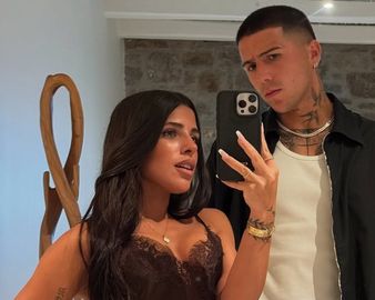 Un picante intercambio entre la pareja. Créditos: Instagram / valucervantes Un picante intercambio entre la pareja. Créditos: Instagram / valucervantes