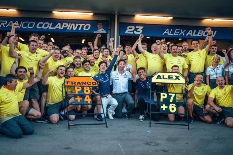 Franco Colapinto logró su mejor resultado en la Fórmula 1 con Williams en el Gran Premio de Azerbaiyán, el año de su debut. Franco Colapinto logró su mejor resultado en la Fórmula 1 con Williams en el Gran Premio de Azerbaiyán, el año de su debut.