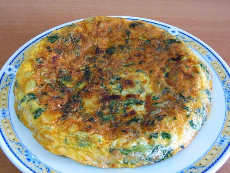 Tortilla de acelga Una receta simple y deliciosa para hacer en pocos pasos. Foto: Petit Chef