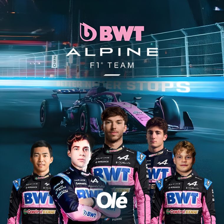La mala noticia que recibió Alpine a una semana del GP de Miami. Foto: @AlpineF1Team