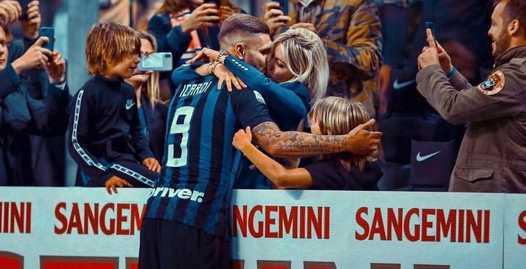 En Inter, Wanda lo convirtió en el tercer futbolista mejor pago de la Serie A Foto: Instagram @mauroicardi