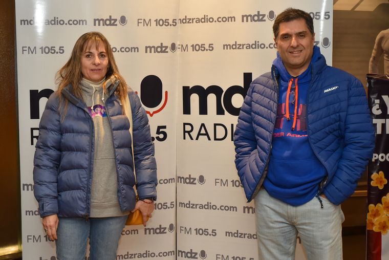 Carina Baudo y Claudio Lia. Carina Baudo y Claudio Lia.