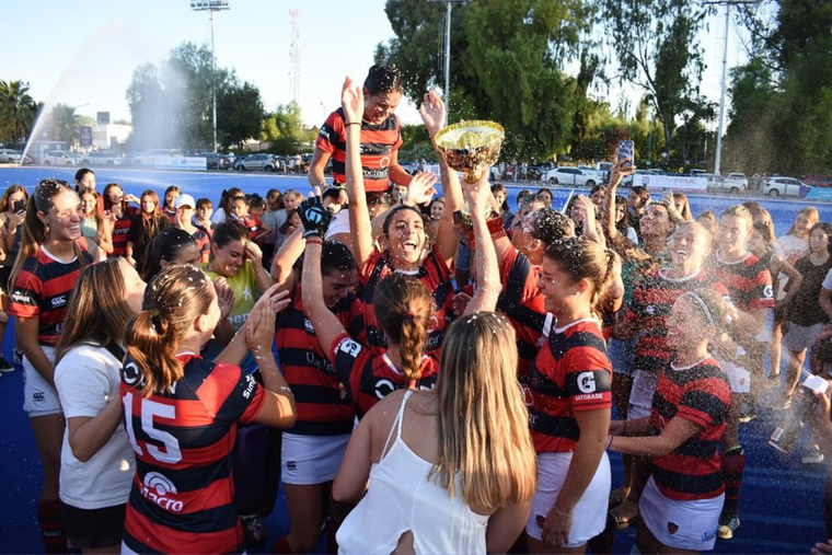 Tordos venció a Murialdo por 2-1 y Alemán hizo lo propio ante los Canarios. Foto: Asociación Mendocina de Hockey
