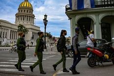 Los organizadores de la marcha fueron jóvenes cubanos. Foto: AFP