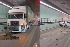 La conductora del Peugeot 308 fue trasladada al hospital San Martín en Paraná. Foto: X