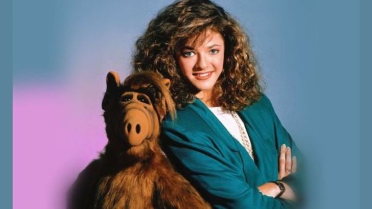 Andrea Elson tenía 17 años cuando comenzó a grabar la serie Alf. Foto: Internet