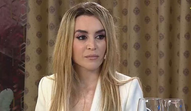 Fátima Flórez y un curioso detalle que la rodea. Foto: Captura TV