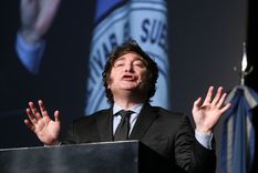 Sin candidato Javier Milei enfrenta la elección de Santa Fe sin candidato propio, aunque tiene varios que utilizan su imagen Foto: Noticias Argentinas