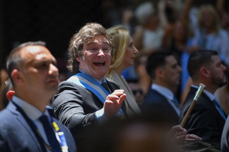 La imagen de Milei sigue en alza a pesar de las medidas de ajuste Foto: EFE