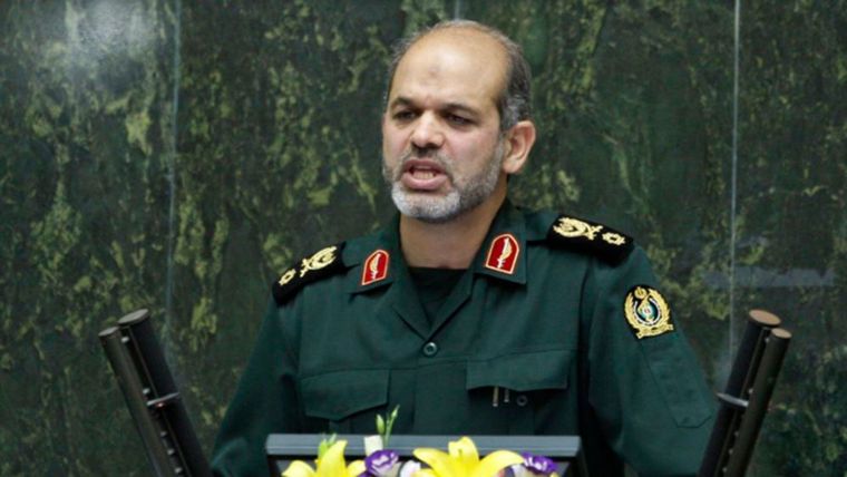 El general Ahmad Vahidi fue designado como ministro del Interior.