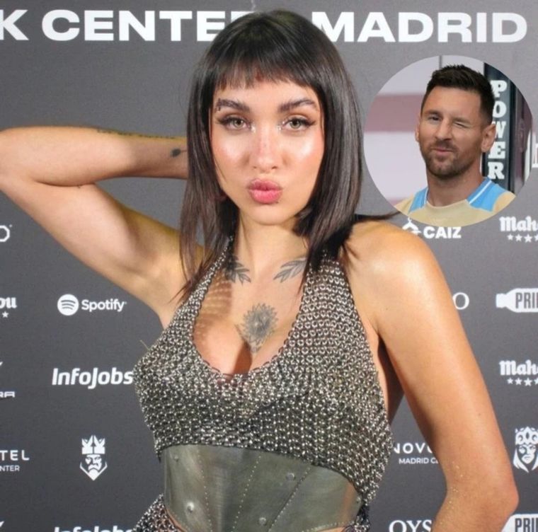 María Becerra cantó en la Fiesta Bresh de Miami a mediados de mayo de este año. Foto: Instagram Mariabecerra/ Instagram Leomessi.