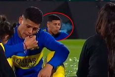 A Rojo lo enfocaron fumando en los festejos del Boca campeón.