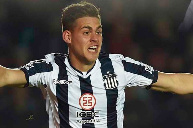 Girotti, uno de los goleadores en una noche histórica para Talleres en la Copa Libertadores.