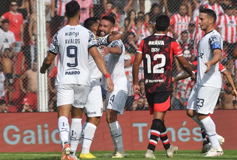Independiente celebra el triunfo. Foto: Télam