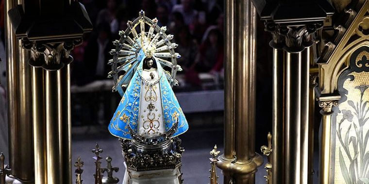 Nuestra Señore de Luján, Patrona de la Patria. Foto: Basílica de Luján