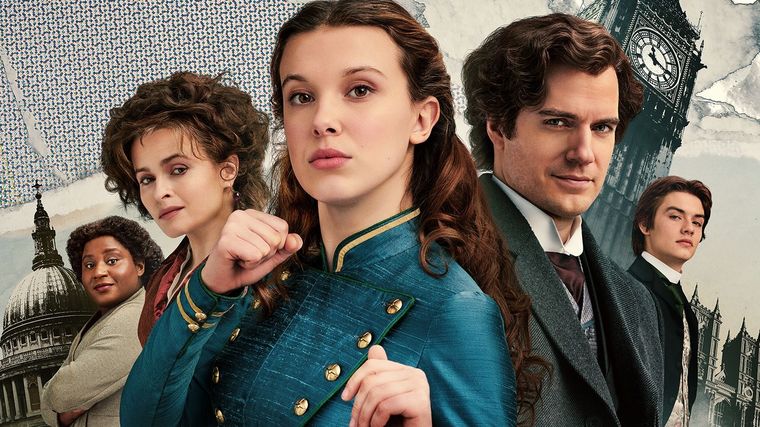 El inquebrantable éxito de Netflix protagonizado por Millie Bobby Brown y Henry Cavill Enola Holmes 2 Foto: Netflix