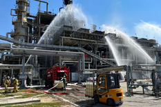 refinería Rusia incendio dron Una de las refinerías sufrió un incendio. Foto: Ap.