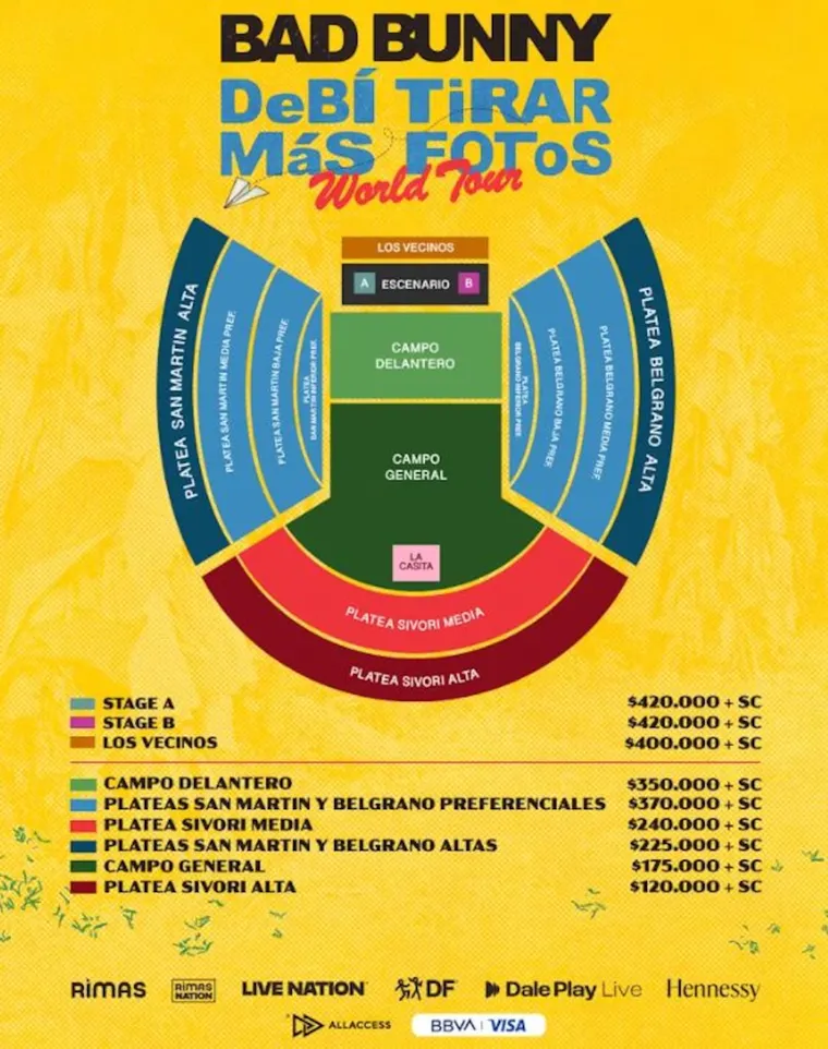 El Estadio River Plate recibirá tres funciones consecutivas del artista puertorriqueño. El Estadio River Plate recibirá tres funciones consecutivas del artista puertorriqueño.
