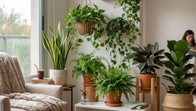 Las mejores plantas para el interior en invierno. Fuente: IA Gemini.