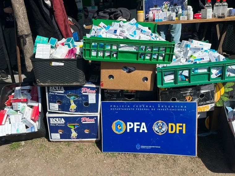 Los medicamentos secuestrados por la PFA