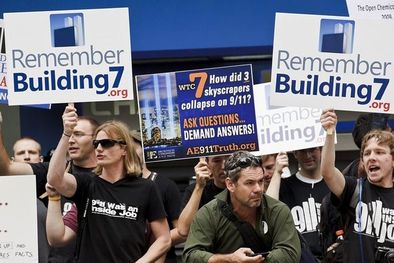 MDZol | Una protesta del Movimiento de la Verdad del 11 de septiembre. Foto: GETTY IMAGES