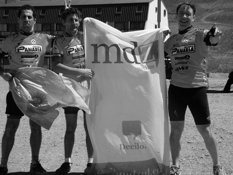 Walter, Raúl y Guillermo en Penitentes