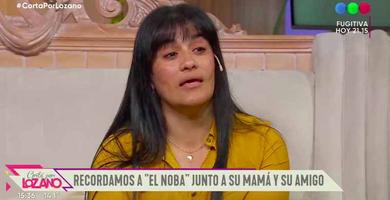 Vanesa, madre de El Noba.