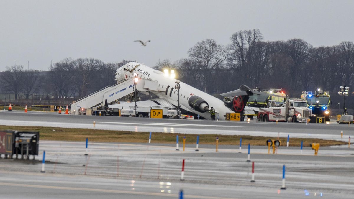 Tragedia en Nueva York: se reveló el motivo por el que había un camión de bomberos en la pista de aterrizaje