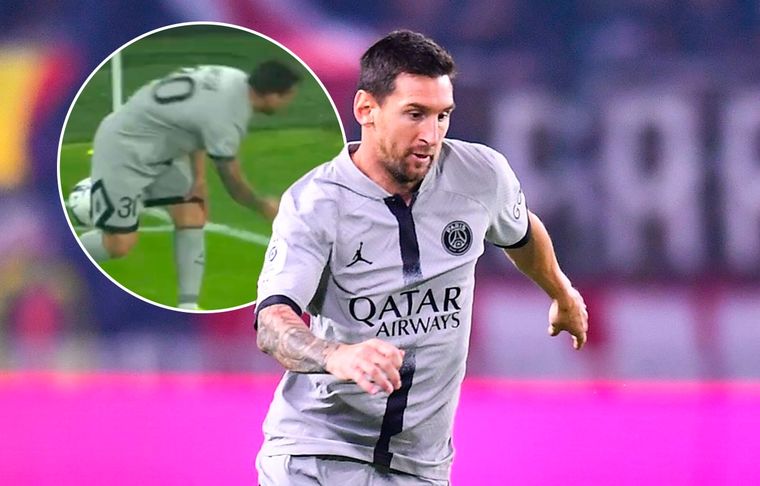 Lionel Messi Leo repartió dos asistencias y le tiraron proyectiles.