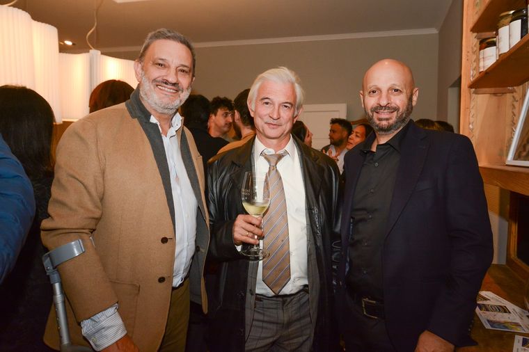 José Luis Lorenzo, Ramón Blecua Casas y Raúl Sansica. José Luis Lorenzo, Ramón Blecua Casas y Raúl Sansica.