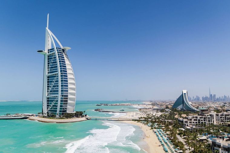 Burj Al Arab Jumeirah es considera el hotel más lujoso en Instagram