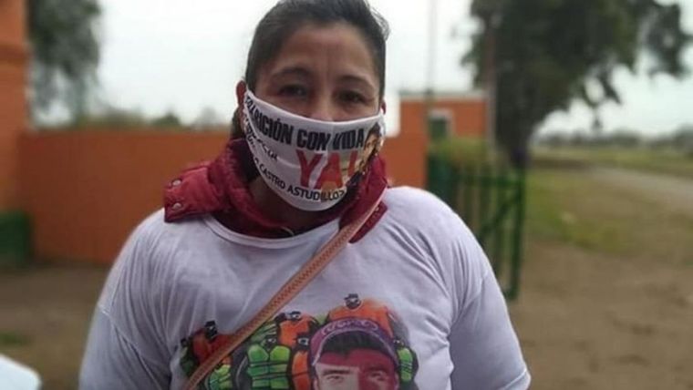 Cristina Castro, mamá de Facundo Astudillo.