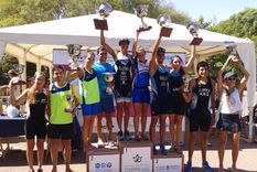 telechea y alvarez, triunfaron en el triatlon vendimia
