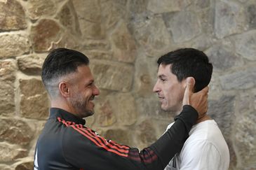 Nacho Fernández habló del supuesto conflicto con Martín Demichelis. Foto: River Plate