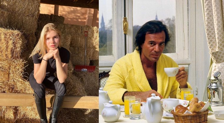 Julio Iglesias y su hija Victoria