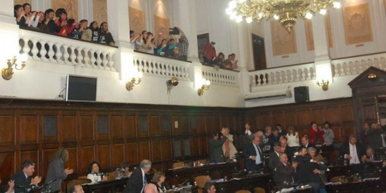 Un aspecto de la Legislatura Provincial