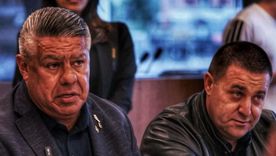 Claudio Tapia y Pablo Toviggino, los capos de la AFA. Claudio Tapia y Pablo Toviggino, los capos de la AFA.